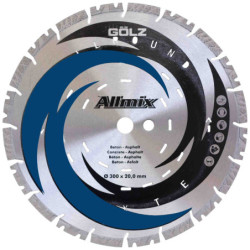 DISQUE DIAMANT ALLMIX SEGMENT 10mm BETON/ACIER/ASPHALTE