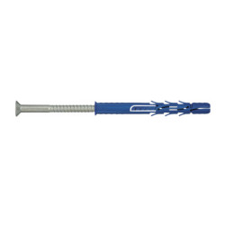 CHEVILLE NYLON AVEC VIS TF TORX Ø10mm L120mm AVEC COLLERETTE