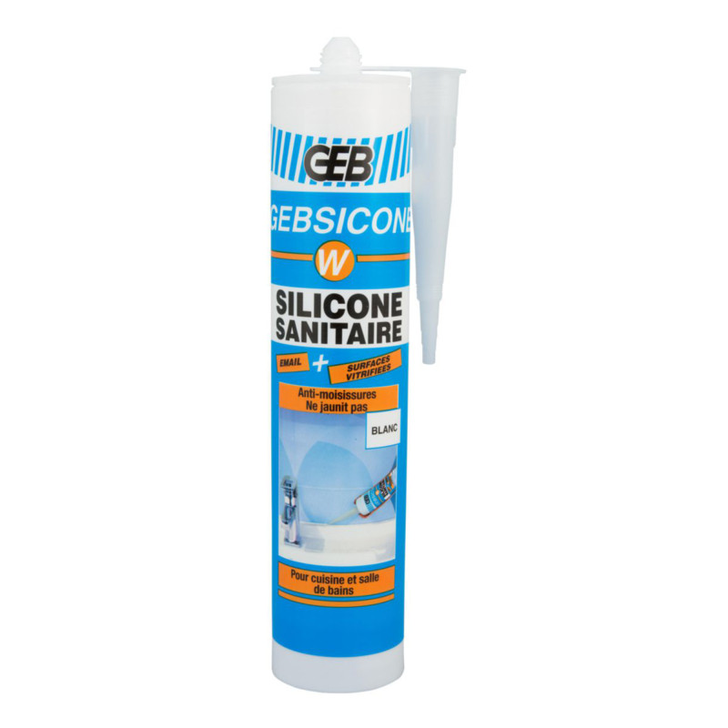 MASTIC GEBSICONE W BLANC 310ml