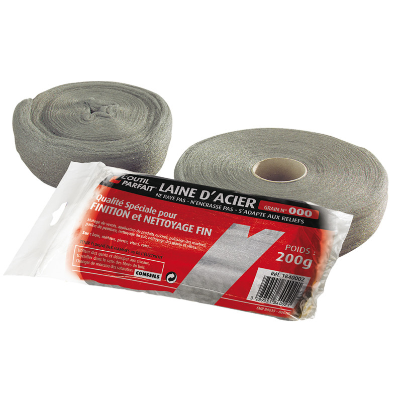 LAINE D'ACIER 500g