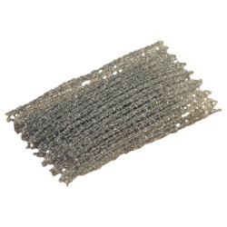 TORCHON METALLIQUE TRICOT INOX L210xl120mm TISSAGE DOUBLE FIL