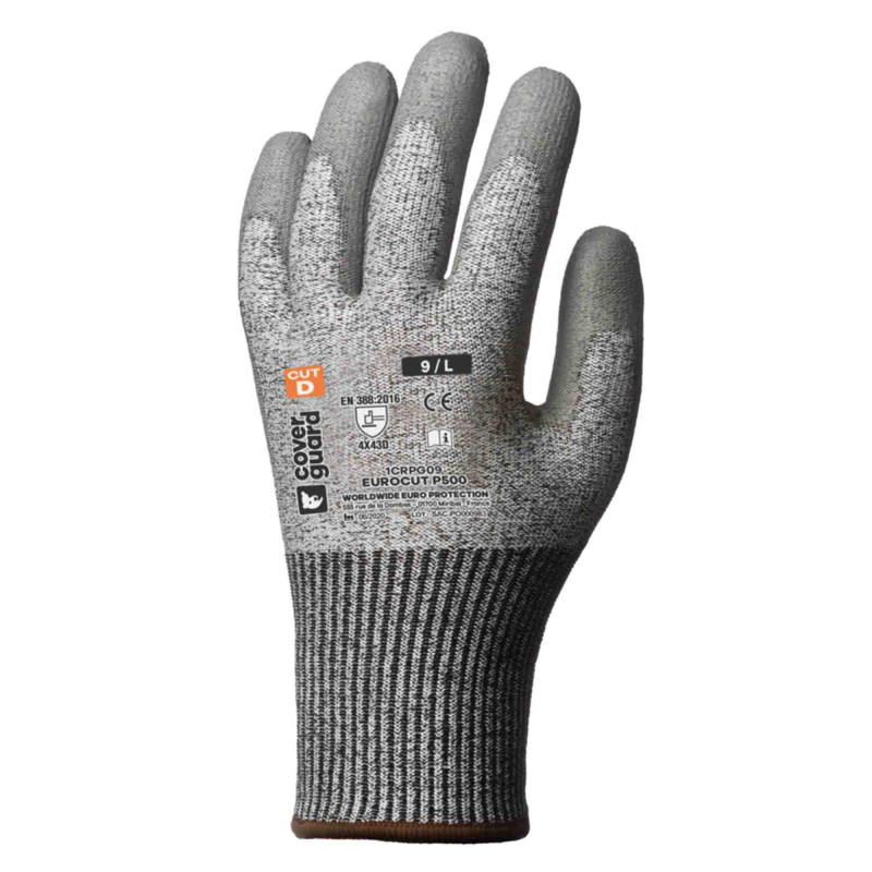 GANT PU CONTRE COUPURE CUT D GRIS