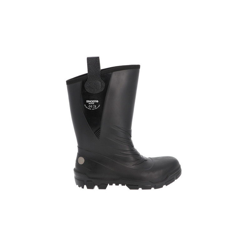 BOTTE FOURREE BORNE S5 SRC TIGE PVC EMBOUT ACIER SEMELLE ANTI PERFORATION BOTTE FOURREE BORNE S5 SRC TIGE PVC EMBOUT ACIER SEMELLE ANTI PERFORATION