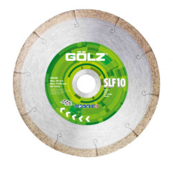 DISQUE DIAMANT CARRELAGE/GRES SLF10 Ø230xAL.22,2mm JANTE CONTINUE 05mm