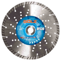 DISQUE DIAMANT MIXTE DTS30 Ø125xAL.22,2mm SEGMENT 10mm