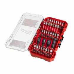 EMBOUT 1/4'' DOUILLE MAGNETIQUE (COFFRET DE 35pcs) SHOCKWAVE AVEC 1 PORTE EMBOUT MAGNETIQUE