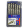 FORET METAL HSS TS (COFFRET DE 25pcs) DE Ø01 A 13mm PAR 1/2mm