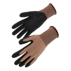 GANT NITRILE CONTRE LA COUPURE D JAUGE 18 ENDUIT NITRILE