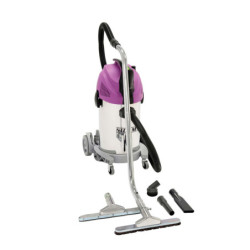 ASPIRATEUR CUVE INOX JET 30i 1450W 30L EAU/POUSSIERE DECOLMATAGE MANUEL