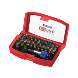 EMBOUT DE VISSAGE 1/4'' TORSION POWER COFFRET 32P CODE COULEUR SELON MODELE