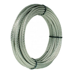 CABLE ACIER GALVA 07x07 Ø02mmxL100m RUPTURE : 290kg X200m