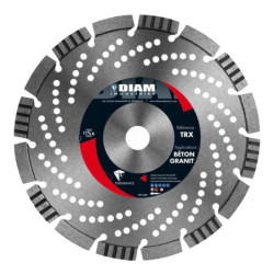 DISQUE DIAMANT TRX MIXTE Ø230xAL.22,2mm SEGMENT 12mm BETON/BETON ARM/ASPHALTE/ACIER/GRANIT