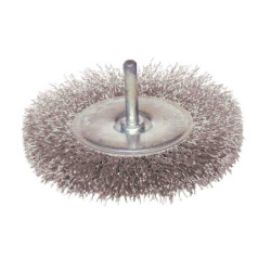 BROSSE CIRCULAIRE INOX Ø75mm 06x30mm POUR PERCEUSE