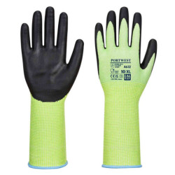 GANT CONTRE LA COUPURE CUT D PU MOUSSE NITRILE POIGNET LONG