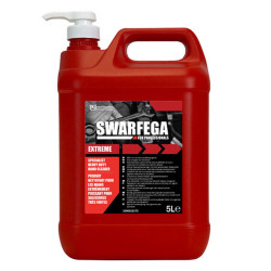SAVON SWARFEGA EXTREME BIDON + POMPE 5L SANS SOLVANT SALISSURES TRES FORTES