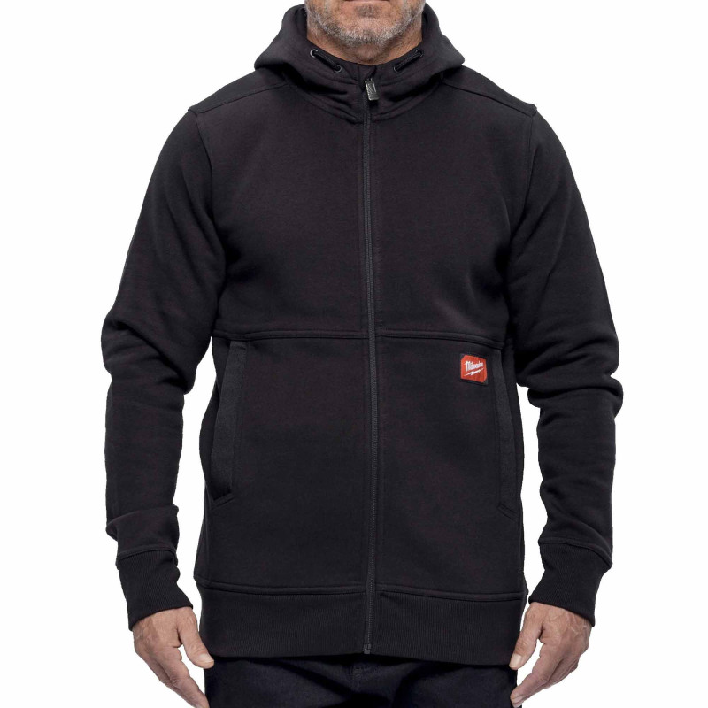 SWEAT CAPUCHE ZIPPE GRIDIRON 55%COTON/45%POLYESTER 400g/m²