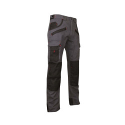 PANTALON BICOLORE ARGILE