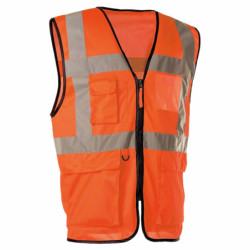 GILET HV LEGER + PORTE-BADGE