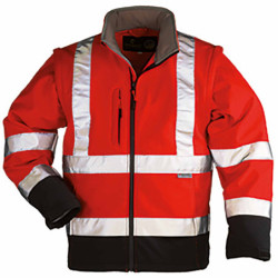 VESTE HV STATION SOFTSHELL 2 EN 1