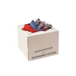 CHIFFON RECYCLE COTON COULEUR CARTON 10kg