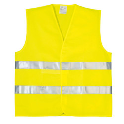 GILET HV NEPPA JAUNE LEGER L/XL POLYESTER 120g/m² CLASSE 2