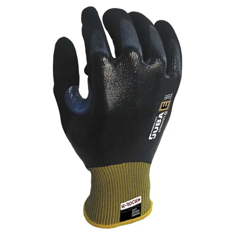 GANT NITRILE CONTRE LA COUPURE CUT E DOUBLE ENDUCTION NITRILE