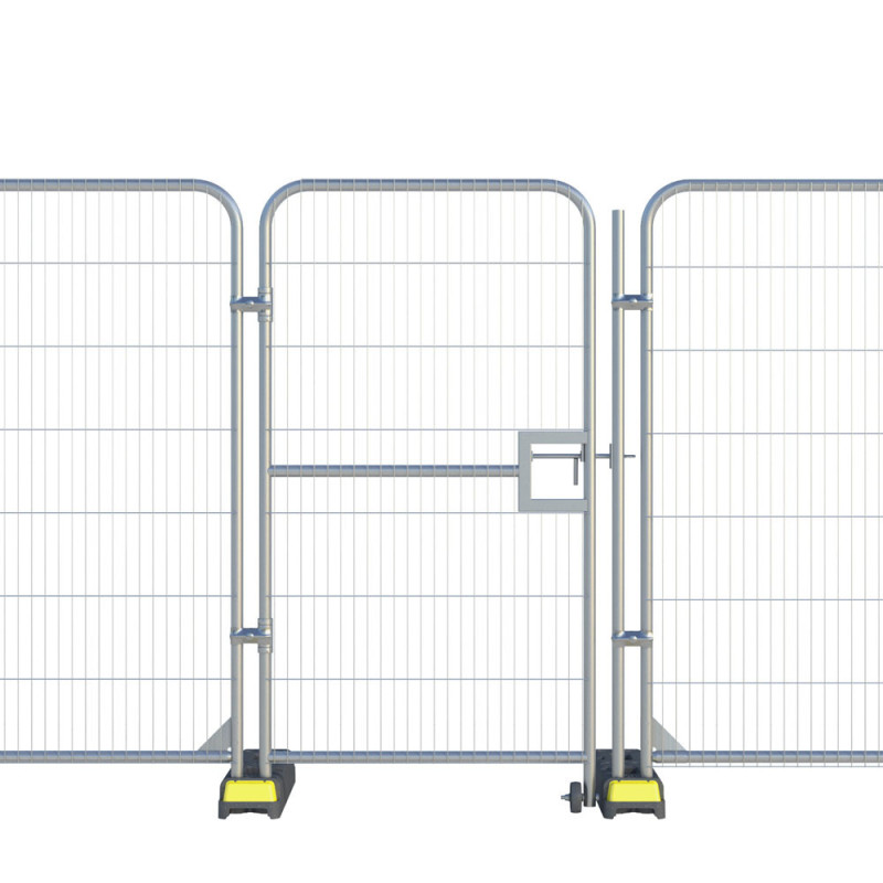 PORTILLON ROND POUR GRILLE DE CHANTIER L01,15xH02m