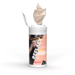 LINGETTE NETTOYAGE MAIN-SURFACE (BOITE DE 80) DEGRAISSANTE REFLAEX