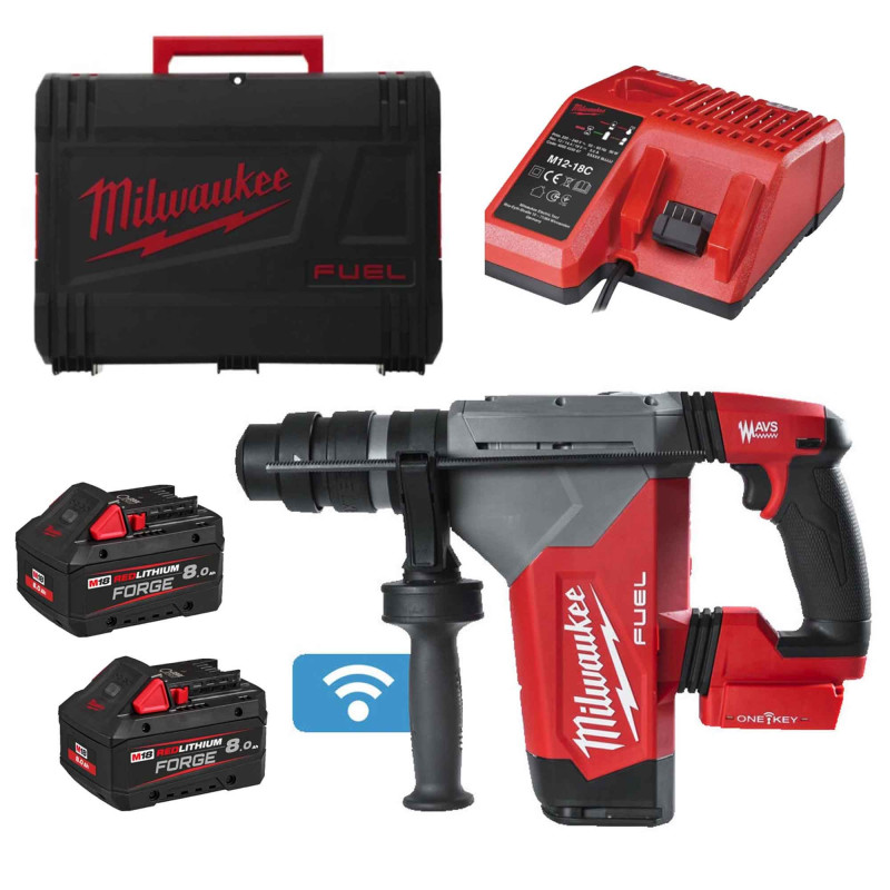 PERFORATEUR SDS+ M18ONEFHPX-802X 18V ONEKEY COFFRET PERFORATEUR SDS+ M18ONEFHPX-802X 18V ONEKEY COFFRET