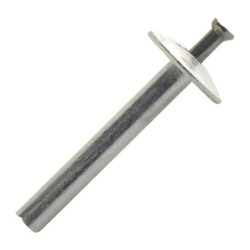 RIVET A FRAPPER ALU/INOX A2 TETE LARGE Ø04,8xL25mm PERCAGE 04,9mm