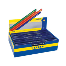 CRAYON LYRA BLEU GRAPHITE L24cm POUR BOIS HUMIDE