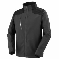VESTE SOFTSHELL WORKWEAR-ESSENTIALS+ TEREK MANCHES AMOVIBLES 360g/m²