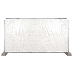 BACHE CLOTURE 140g/m² BLANCHE 1,76X3,41m