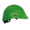 CASQUE DE CHANTIER KARA VENTILE + SERRAGE A CREMAILLERE + VISIERE LONGUE