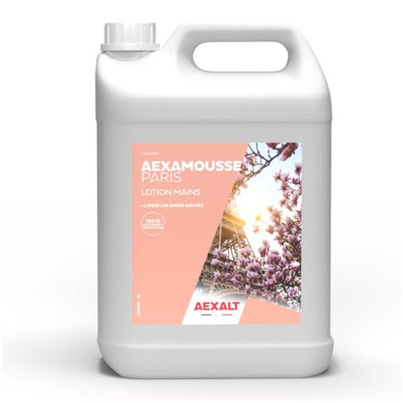 SAVON AEXAMOUSSE PARIS LOTION MAINS BIDON 5L SALISSURES LEGERES