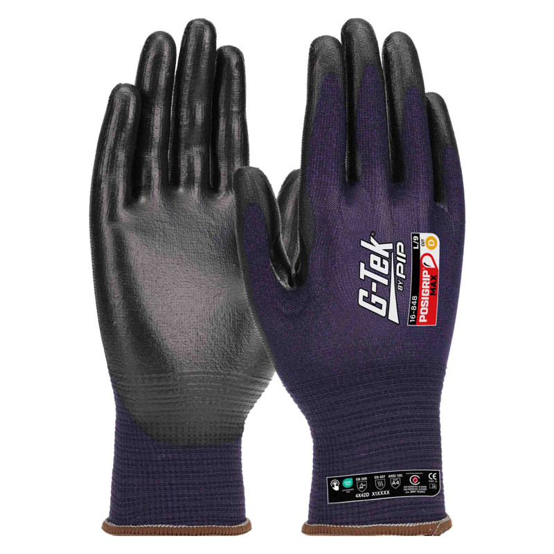 GANT G-TEK POSIGRIP MAX CONTRE LA COUPURE CUT D DOUBLURE HYBRIDE HPPE/NYLON/SPANDEX