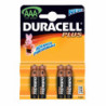 PILE LR03 ALCALINE DURACELL+ 1,5V (4)