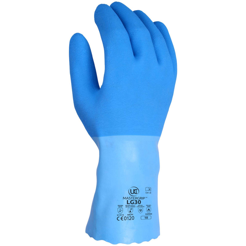 GANT LATEX BLEU SUPPORT COTON