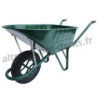 BROUETTE RENOVATION ROUE INCREVABLE SOUPLE 110L VERTE BROUETTE RENOVATION ROUE INCREVABLE SOUPLE 110L VERTE