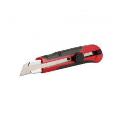 CUTTER A MOLETTE 25mm BIMATIERE ROUGE FOURNI AVEC 1 LAME