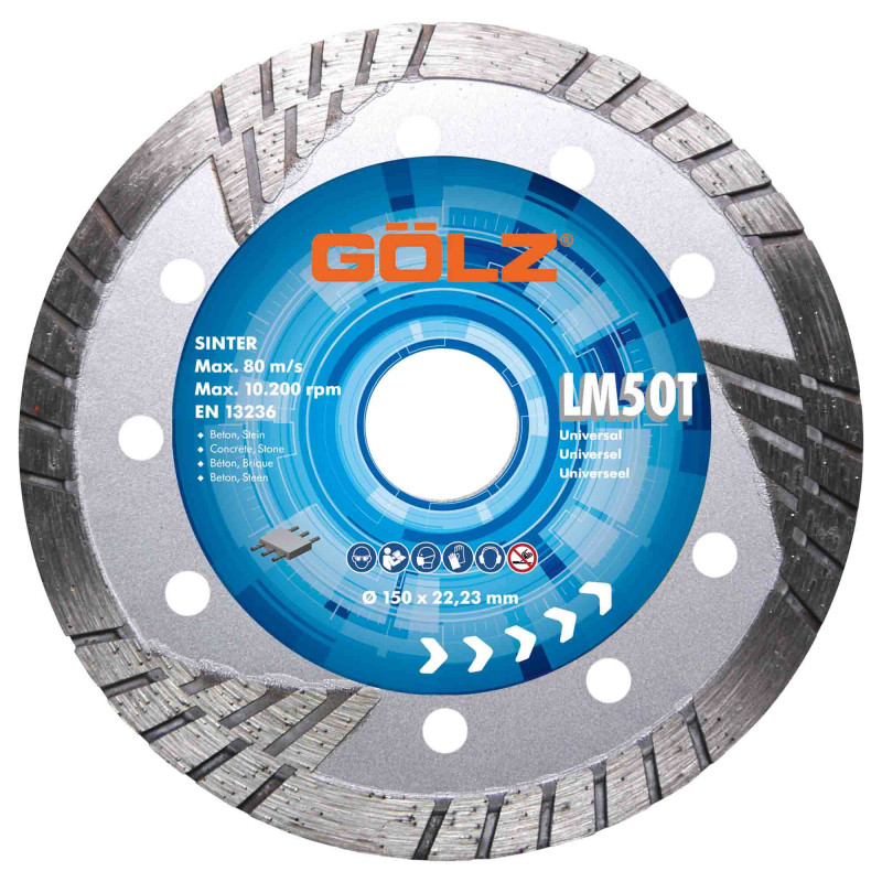 DISQUE DIAMANT DEPORTE BETON LM50-T Ø230xAL.22,2mm