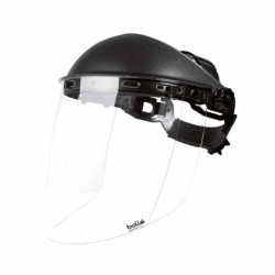 VISIERE FACIALE COMPLETE SPHERE INCOLORE POLYCARBONATE 355g LUTTE CONTRE ARC ELECTRIQUE