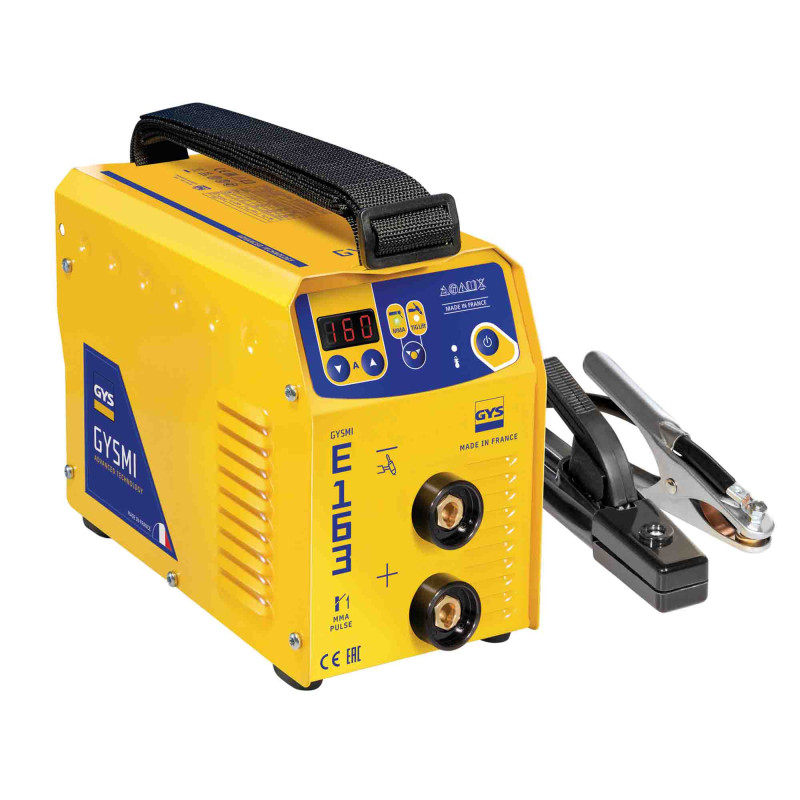 POSTE DE SOUDURE GYSMI E163 MMA /PULSE/ TIG LIFT INVERTER 7.5KVA 10-160A Ø1.6-2-2.5-3.2-4mm