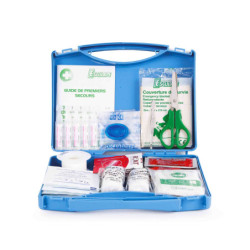 MALETTE DE SECOURS ASEP ELECTRICIEN COFFRET BLEU L24xl19xH05cm 500g