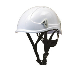 CASQUE MONTEUR TR2000 + JUGULAIRE 4 POINTS BLANC