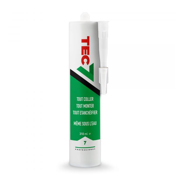 MASTIC COLLE TEC7 BLANC 310ml MASTIC MS POLYMERE ULTRA PERFORMANT