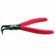 PINCE CIRCLIPS INTERIEUR COUDE 90° Ø19-60mm L160mm POIGNEE GAINEE ROUGE